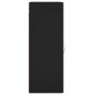 vidaXL Wandschrank Schwarz 34,5x34x90 cm vidaXL Wandschrank Schwarz 34,5x34x90 cm