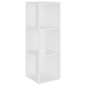 vidaXL Eckregal Weiß 33x33x100 cm Holzwerkstoff vidaXL Eckregal Weiß 33x33x100 cm Holzwerkstoff