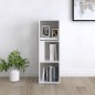 vidaXL Eckregal Weiß 33x33x100 cm Holzwerkstoff vidaXL Eckregal Weiß 33x33x100 cm Holzwerkstoff
