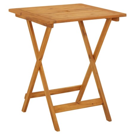 vidaXL Klappbarer Gartentisch 60x60x75 cm Massivholz Akazie
