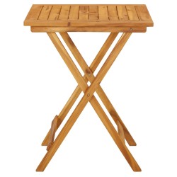 vidaXL Klappbarer Gartentisch 60x60x75 cm Massivholz Akazie