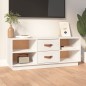 vidaXL TV-Schrank Weiß 100x34x40 cm Massivholz Kiefer vidaXL TV-Schrank Weiß 100x34x40 cm Massivholz Kiefer
