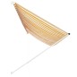 vidaXL Einziehbare Markise 400×150 cm Gelb und Weiß vidaXL Einziehbare Markise 400×150 cm Gelb und Weiß