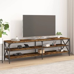 vidaXL TV-Schrank Räuchereiche 180x40x50 cm Holzwerkstoff
