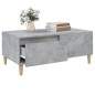 vidaXL Couchtisch Betongrau 90x50x36,5 cm Holzwerkstoff vidaXL Couchtisch Betongrau 90x50x36,5 cm Holzwerkstoff