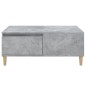vidaXL Couchtisch Betongrau 90x50x36,5 cm Holzwerkstoff vidaXL Couchtisch Betongrau 90x50x36,5 cm Holzwerkstoff