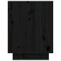 vidaXL Schuhschrank Schwarz 60x34x45 cm Massivholz Kiefer vidaXL Schuhschrank Schwarz 60x34x45 cm Massivholz Kiefer
