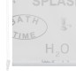 vidaXL Duschrollo 80x240 cm Splash-Design vidaXL Duschrollo 80x240 cm Splash-Design
