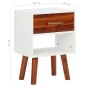 vidaXL Nachttisch 2 Stk. Akazienholz Massiv 40x30x57 cm vidaXL Nachttisch 2 Stk. Akazienholz Massiv 40x30x57 cm