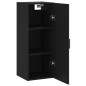 vidaXL Wandschrank Schwarz 34,5x34x90 cm vidaXL Wandschrank Schwarz 34,5x34x90 cm