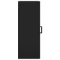 vidaXL Wandschrank Schwarz 34,5x34x90 cm vidaXL Wandschrank Schwarz 34,5x34x90 cm