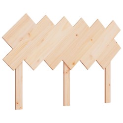 vidaXL Bett-Kopfteil 122,5x3x80,5 cm Massivholz Kiefer
