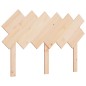vidaXL Bett-Kopfteil 122,5x3x80,5 cm Massivholz Kiefer
