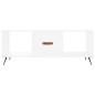 vidaXL Couchtisch Weiß 102x50x40 cm Holzwerkstoff vidaXL Couchtisch Weiß 102x50x40 cm Holzwerkstoff