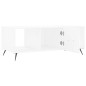 vidaXL Couchtisch Weiß 102x50x40 cm Holzwerkstoff vidaXL Couchtisch Weiß 102x50x40 cm Holzwerkstoff