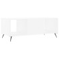 vidaXL Couchtisch Weiß 102x50x40 cm Holzwerkstoff vidaXL Couchtisch Weiß 102x50x40 cm Holzwerkstoff
