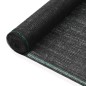 vidaXL Tennisblende HDPE 1,4x25 m Schwarz vidaXL Tennisblende HDPE 1,4x25 m Schwarz