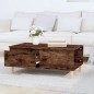 vidaXL Couchtisch Räuchereiche 90x50x36,5 cm Holzwerkstoff vidaXL Couchtisch Räuchereiche 90x50x36,5 cm Holzwerkstoff