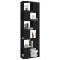 vidaXL Bücherregal Raumteiler Schwarz 60x24x186 cm Holzwerkstoff vidaXL Bücherregal Raumteiler Schwarz 60x24x186 cm Holzwerkstoff