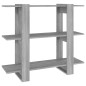 vidaXL Bücherregal/Raumteiler Grau Sonoma 100×30×87 cm vidaXL Bücherregal/Raumteiler Grau Sonoma 100×30×87 cm