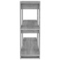 vidaXL Bücherregal/Raumteiler Grau Sonoma 100×30×87 cm vidaXL Bücherregal/Raumteiler Grau Sonoma 100×30×87 cm