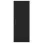 vidaXL Wandschrank Schwarz 34,5x34x90 cm vidaXL Wandschrank Schwarz 34,5x34x90 cm