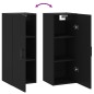 vidaXL Wandschrank Schwarz 34,5x34x90 cm vidaXL Wandschrank Schwarz 34,5x34x90 cm