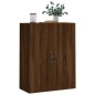 vidaXL Wandschrank Braun Eichen-Optik 69,5x34x90 cm Holzwerkstoff vidaXL Wandschrank Braun Eichen-Optik 69,5x34x90 cm Holzwerkstoff