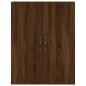 vidaXL Wandschrank Braun Eichen-Optik 69,5x34x90 cm Holzwerkstoff vidaXL Wandschrank Braun Eichen-Optik 69,5x34x90 cm Holzwerkstoff