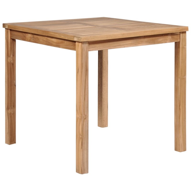 vidaXL Gartentisch 80x80x77 cm Massivholz Teak vidaXL Gartentisch 80x80x77 cm Massivholz Teak