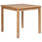 vidaXL Gartentisch 80x80x77 cm Massivholz Teak vidaXL Gartentisch 80x80x77 cm Massivholz Teak