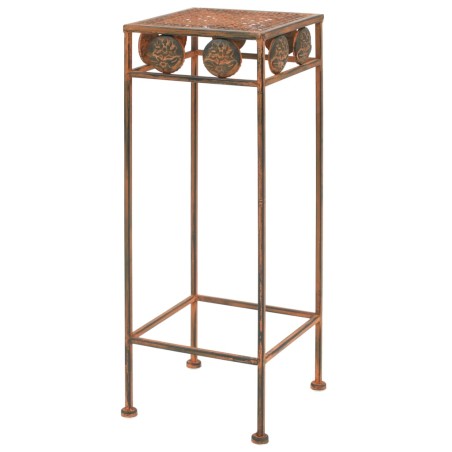 vidaXL Pflanzenständer-Set 3-tlg. Vintage-Stil Metall Rostfarben