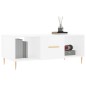vidaXL Couchtisch Weiß 102x50x40 cm Holzwerkstoff vidaXL Couchtisch Weiß 102x50x40 cm Holzwerkstoff