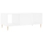 vidaXL Couchtisch Weiß 102x50x40 cm Holzwerkstoff vidaXL Couchtisch Weiß 102x50x40 cm Holzwerkstoff