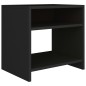 vidaXL Nachttisch Schwarz 40x30x40 cm Holzwerkstoff vidaXL Nachttisch Schwarz 40x30x40 cm Holzwerkstoff