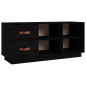 vidaXL Schuhbank Schwarz 100x34x45 cm Massivholz Kiefer vidaXL Schuhbank Schwarz 100x34x45 cm Massivholz Kiefer