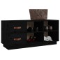 vidaXL Schuhbank Schwarz 100x34x45 cm Massivholz Kiefer vidaXL Schuhbank Schwarz 100x34x45 cm Massivholz Kiefer