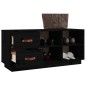 vidaXL Schuhbank Schwarz 100x34x45 cm Massivholz Kiefer vidaXL Schuhbank Schwarz 100x34x45 cm Massivholz Kiefer