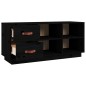 vidaXL Schuhbank Schwarz 100x34x45 cm Massivholz Kiefer vidaXL Schuhbank Schwarz 100x34x45 cm Massivholz Kiefer