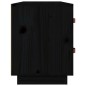 vidaXL Schuhbank Schwarz 100x34x45 cm Massivholz Kiefer vidaXL Schuhbank Schwarz 100x34x45 cm Massivholz Kiefer