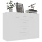 vidaXL Sideboard Weiß 88x30x65 cm Holzwerkstoff vidaXL Sideboard Weiß 88x30x65 cm Holzwerkstoff