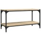 vidaXL TV-Schrank Sonoma-Eiche 80x33x41 cm Holzwerkstoff und Stahl vidaXL TV-Schrank Sonoma-Eiche 80x33x41 cm Holzwerkstoff und Stahl