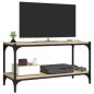 vidaXL TV-Schrank Sonoma-Eiche 80x33x41 cm Holzwerkstoff und Stahl vidaXL TV-Schrank Sonoma-Eiche 80x33x41 cm Holzwerkstoff und Stahl