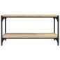 vidaXL TV-Schrank Sonoma-Eiche 80x33x41 cm Holzwerkstoff und Stahl vidaXL TV-Schrank Sonoma-Eiche 80x33x41 cm Holzwerkstoff und Stahl