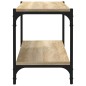 vidaXL TV-Schrank Sonoma-Eiche 80x33x41 cm Holzwerkstoff und Stahl vidaXL TV-Schrank Sonoma-Eiche 80x33x41 cm Holzwerkstoff und Stahl
