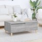 vidaXL Couchtisch Grau Sonoma 90x50x36,5 cm Holzwerkstoff vidaXL Couchtisch Grau Sonoma 90x50x36,5 cm Holzwerkstoff
