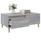 vidaXL Couchtisch Grau Sonoma 90x50x36,5 cm Holzwerkstoff vidaXL Couchtisch Grau Sonoma 90x50x36,5 cm Holzwerkstoff