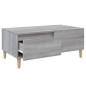 vidaXL Couchtisch Grau Sonoma 90x50x36,5 cm Holzwerkstoff vidaXL Couchtisch Grau Sonoma 90x50x36,5 cm Holzwerkstoff