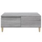 vidaXL Couchtisch Grau Sonoma 90x50x36,5 cm Holzwerkstoff vidaXL Couchtisch Grau Sonoma 90x50x36,5 cm Holzwerkstoff