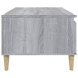 vidaXL Couchtisch Grau Sonoma 90x50x36,5 cm Holzwerkstoff vidaXL Couchtisch Grau Sonoma 90x50x36,5 cm Holzwerkstoff